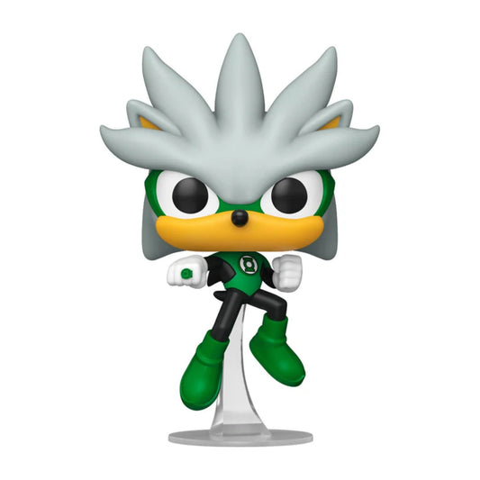 Funko Pop Sonic Liga de la Justicia - Silver As The Green Lantern Exclusivo #592