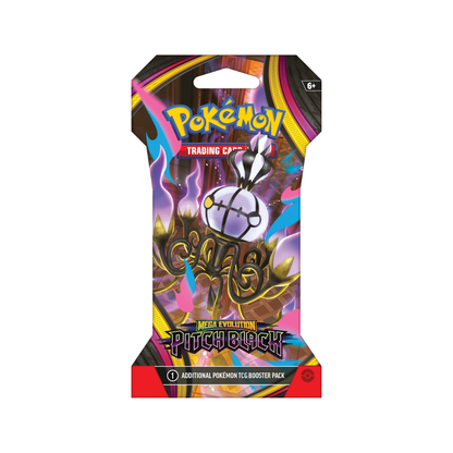 Pokémon Tcg: Mega Evolution Pitch Black Sleeved Booster Al Azar Inglés