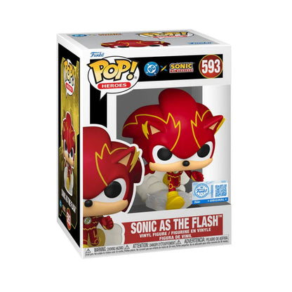 Funko Pop Sonic Liga de la Justicia - Sonic As The Flash Exclusivo #593