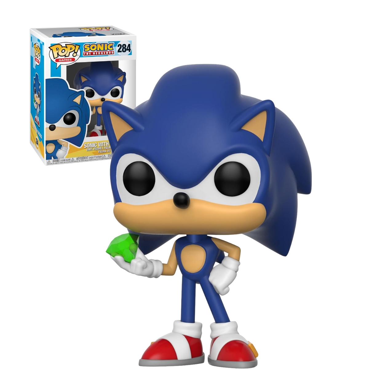 Funko Pop: Sonic The Hedgehog - Sonic Con Esmeralda #284