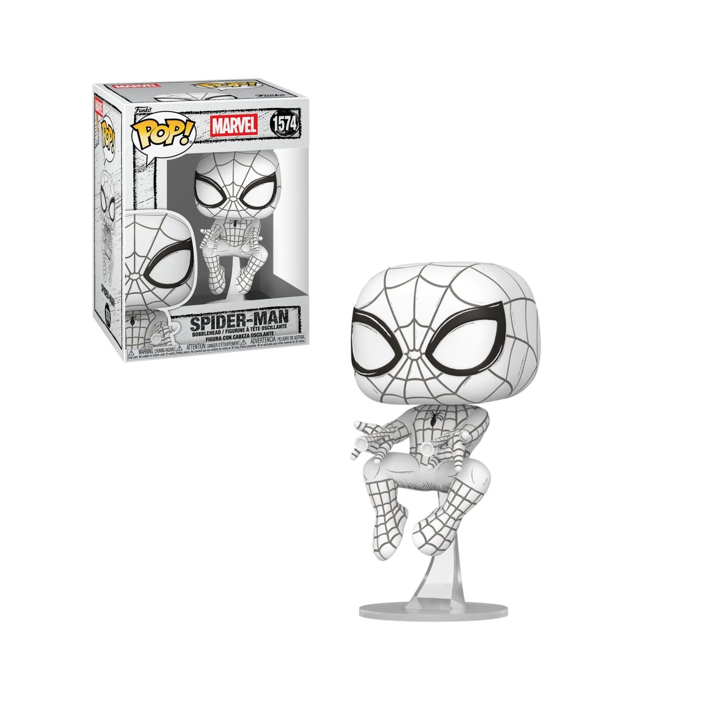 Funko Pop: Marvel - Spider-Man (Sketched Deco) #1574