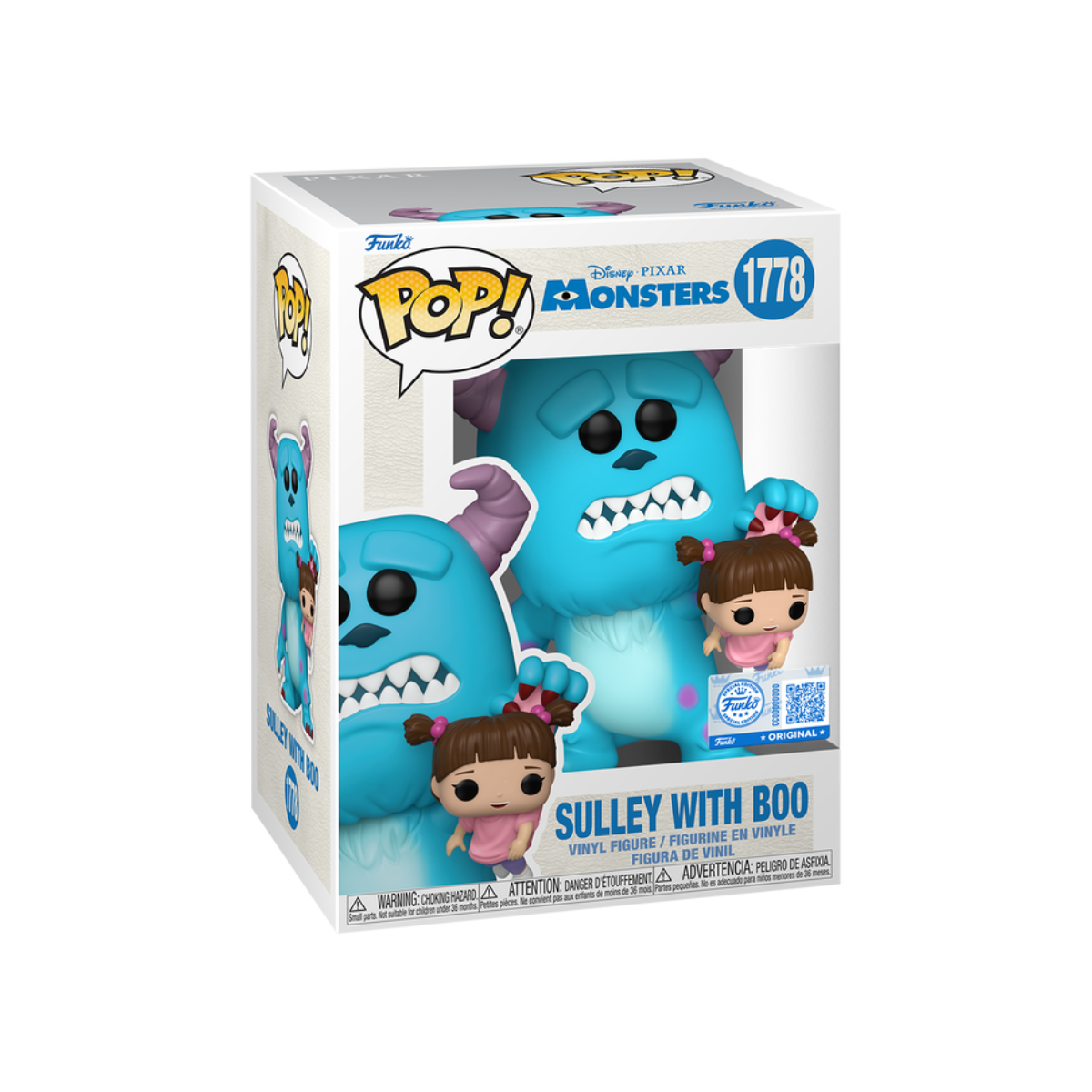 Funko Pop: Monsters Inc - Sulley With Boo Exclusivo #1778