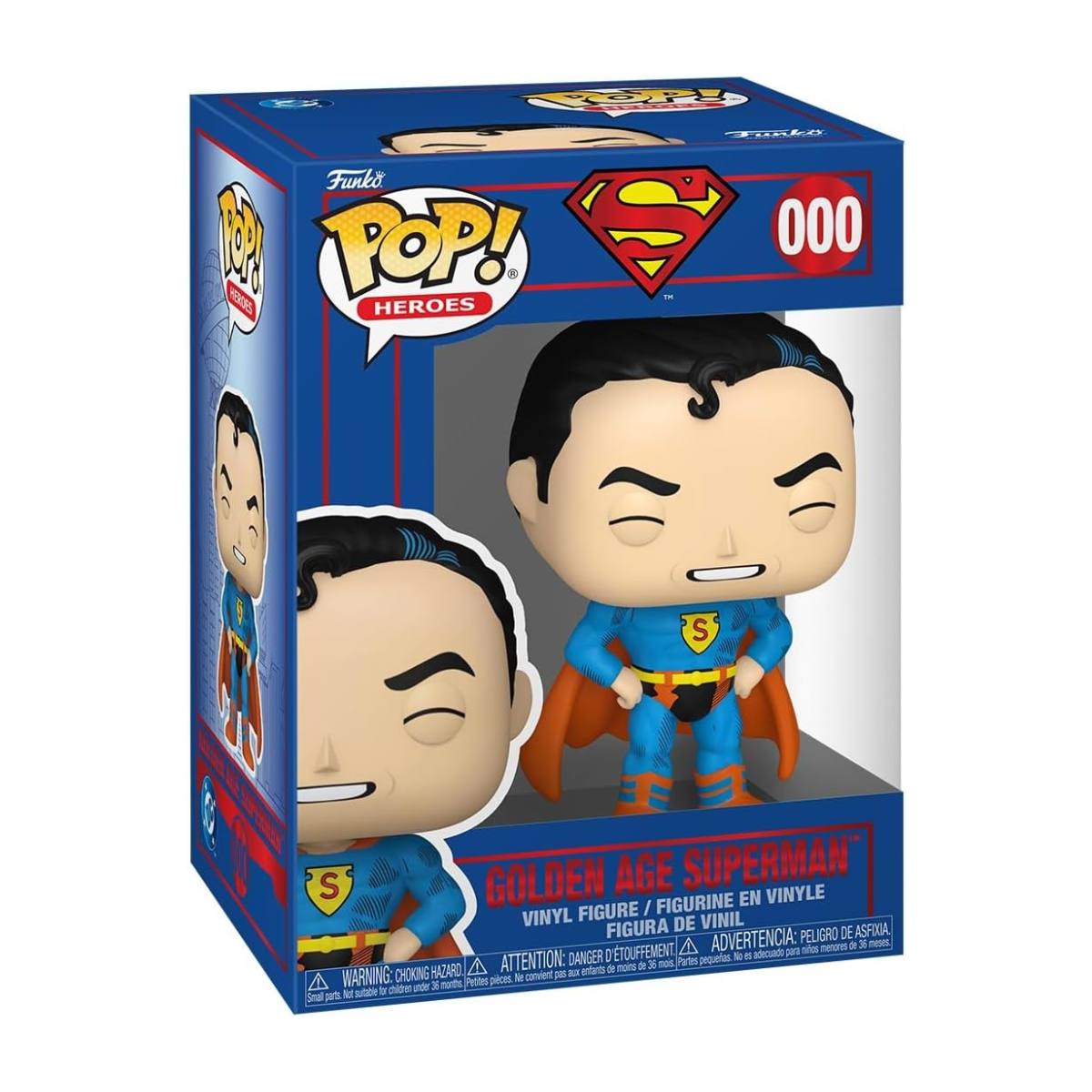 Funko Pop: DC Shield Through The Ages - Golden Age Superman - Superman 38's #000