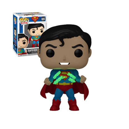 Funko Pop: DC Heroes- Superman - Superman Glows Exclusivo #615