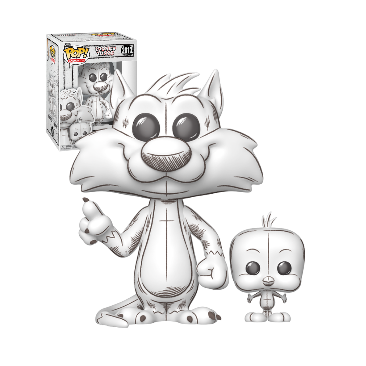 Funko Pop: Sketched Looney Tunes - Sylvester & Tweety #2013