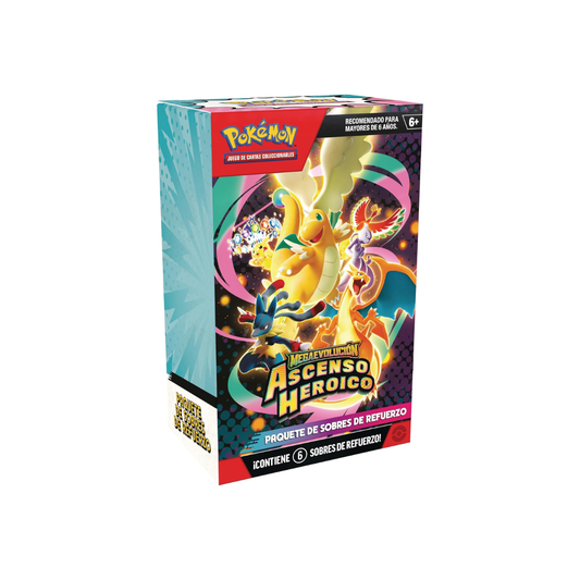 Pokemon Tcg Mega Evolución Ascenso Heroico Booster Bundle en Español