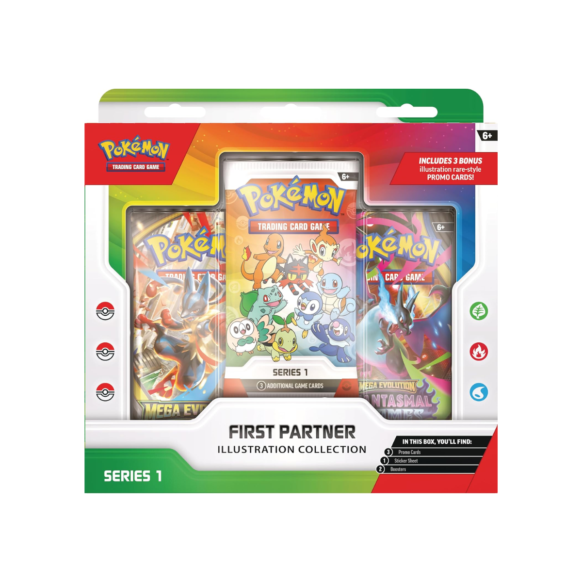 Pokemon Tcg First Partner Illustration Collection Series 1 en Inglés