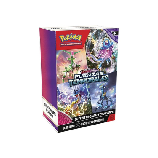 Pokemon Tcg Escarlata & Púrpura Fuerzas Temporales Booster Bundle en Español