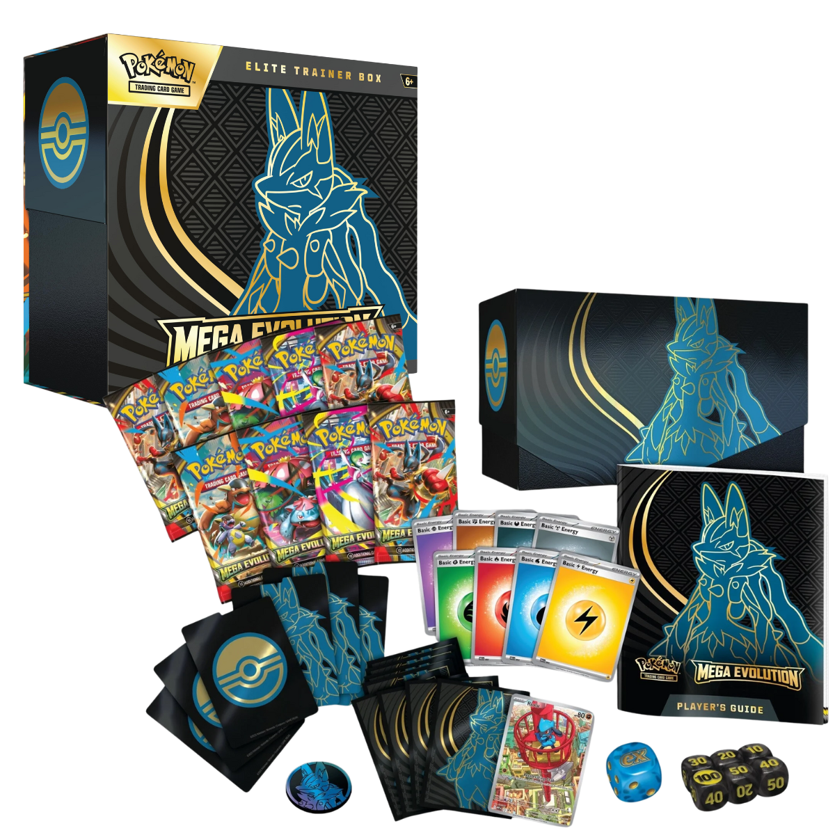 Pokémon Tcg: Mega Evolution Elite Trainer Box - Mega Lucario