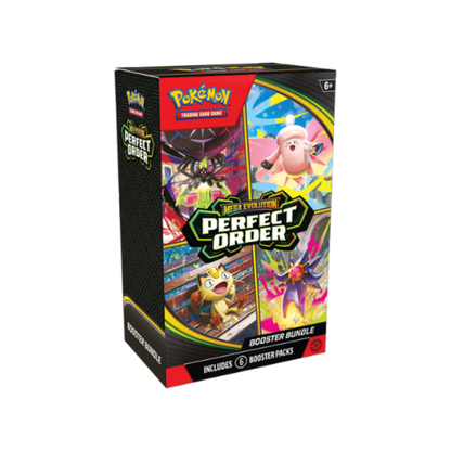 Pokemon Tcg Mega Evolution Perfect Order Booster Bundle 6 pack en Inglés