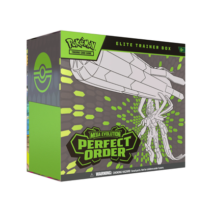 Pokemon Tcg Mega Evolution Perfect Order Elite Trainer Box en Inglés