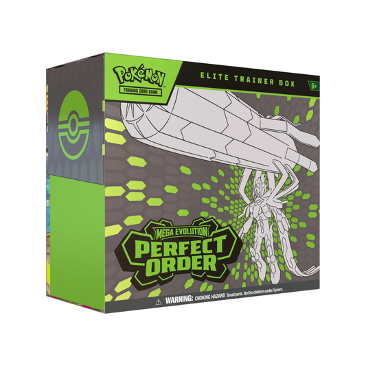Pokemon Tcg Mega Evolution Perfect Order Elite Trainer Box en Inglés