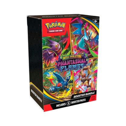 Pokemon Tcg Mega Evolution Phantasmal Flames Booster Bundle en Inglés