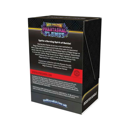 Pokemon Tcg Mega Evolution Phantasmal Flames Booster Bundle en Inglés