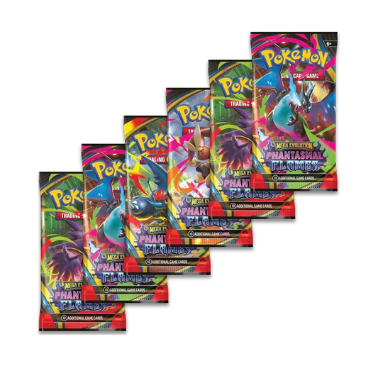 Pokemon Tcg Mega Evolution Phantasmal Flames Booster Bundle en Inglés