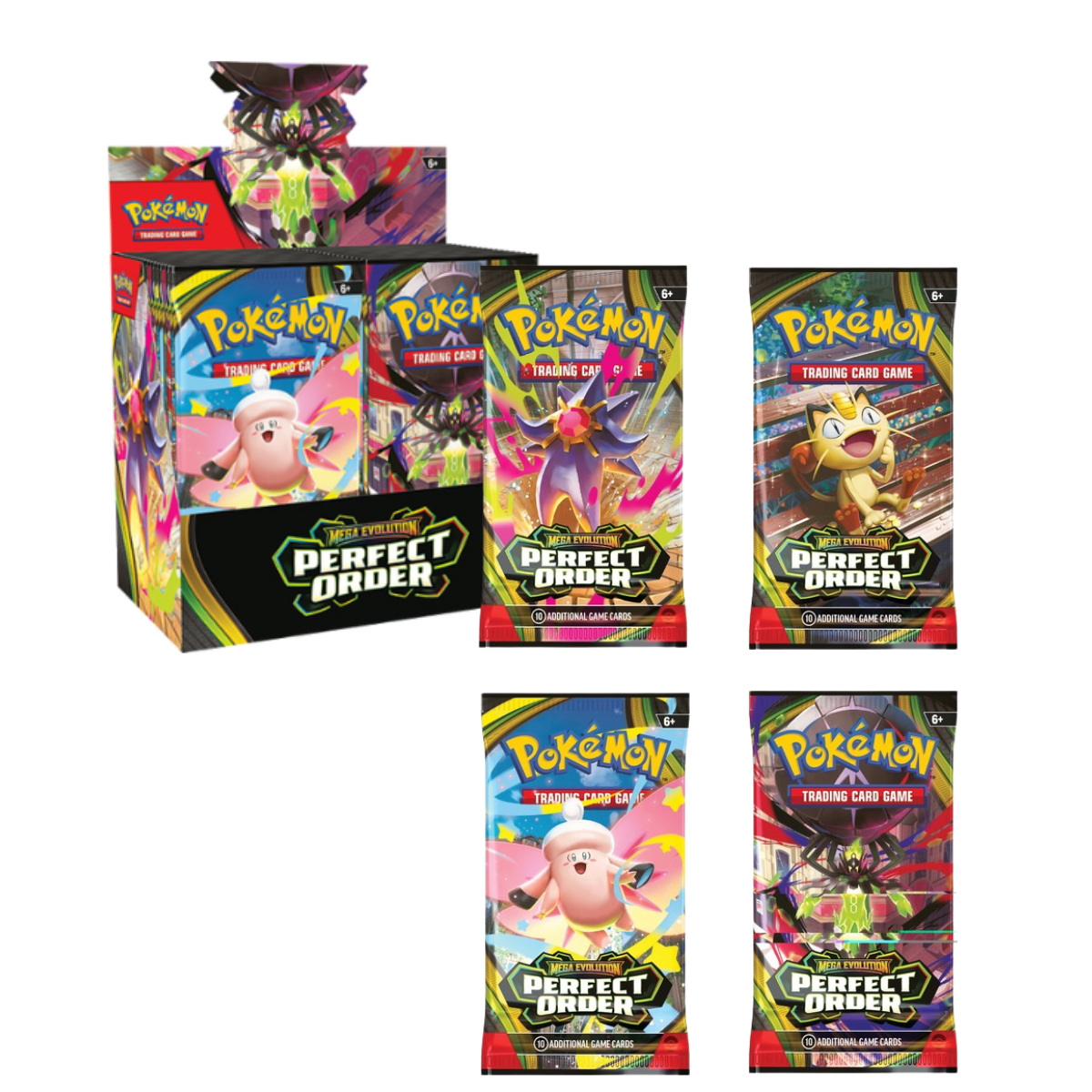 Pokemon Tcg Mega Evolution Perfect Order Booster Box en Ingles