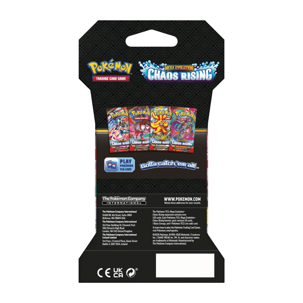 Pokémon Tcg: Chaos Rising Mega Evolution Sleveed Booster Magearna Ing