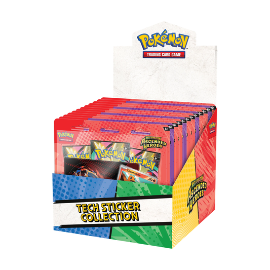 Pokémon Tcg Ascended Heroes Tech Sticker Collection Display