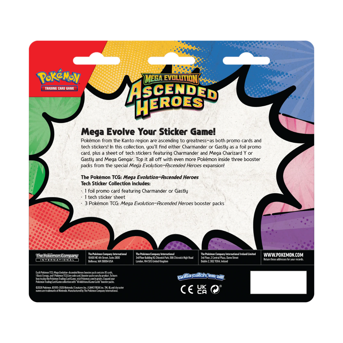 Pokémon Tcg Ascended Heroes Tech Sticker Collection Display