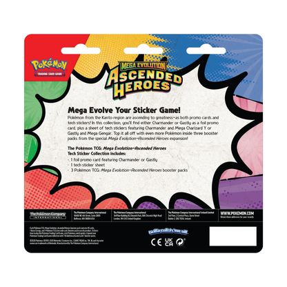 Pokémon Tcg Ascended Heroes Tech Sticker Collection Display