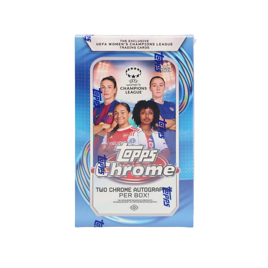Topps Chrome Uefa Women's Champions League Hobby Box 2025-26 Ingles