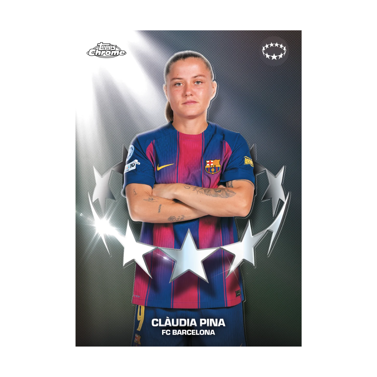 Topps Chrome Uefa Women's Champions League Hobby Box 2025-26 Ingles