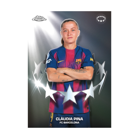 Topps Chrome Uefa Women's Champions League Hobby Box 2025-26 Ingles