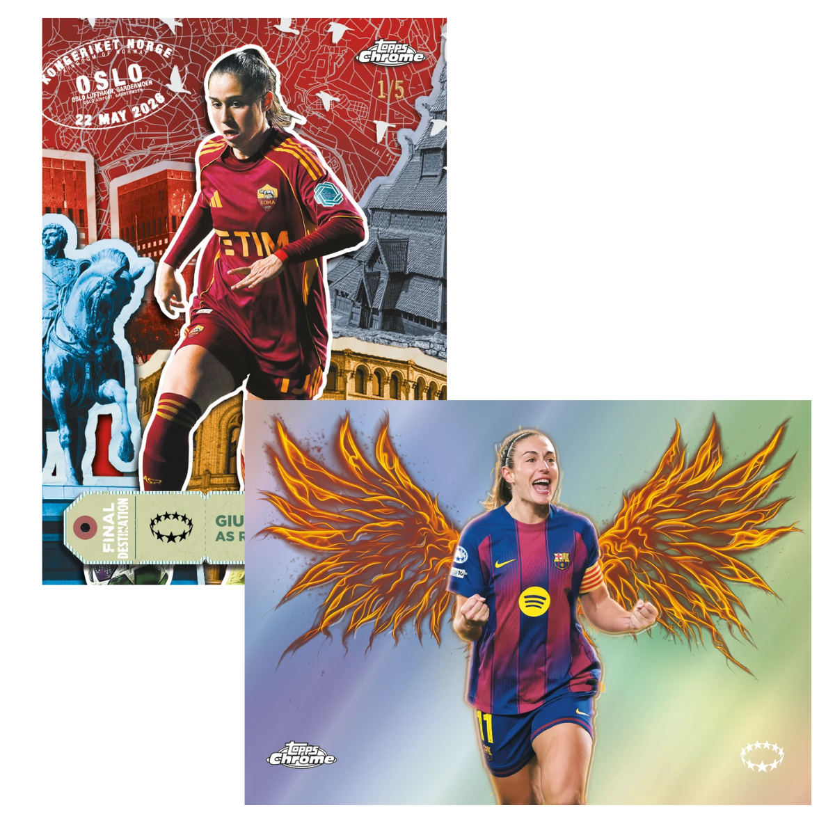 Topps Chrome Uefa Women's Champions League Hobby Box 2025-26 Ingles