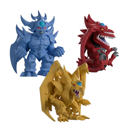 Youtooz Yu Gi Oh! - Obelisk The Tormentor, Slifer The Sky Dragon & The Winged Dragon Of Ra
