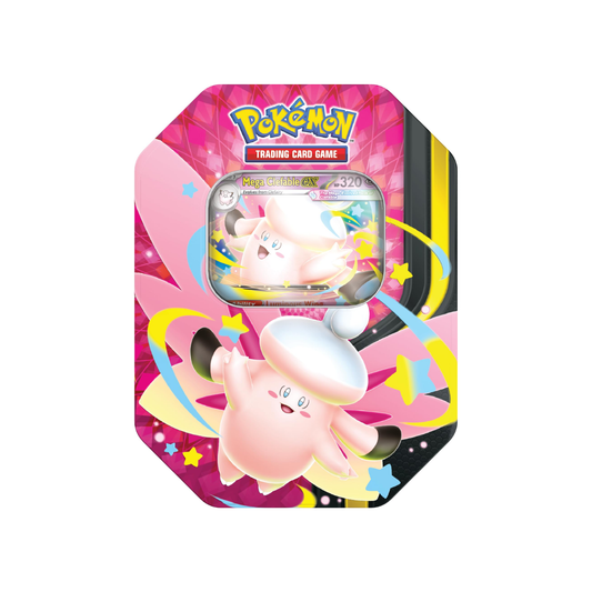 Pokémon Tcg: Mega Moonlit Tin Mega Clefable Ex Inglés